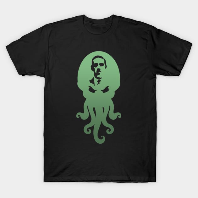 Cthulhu Lovecraft T-Shirt by LupaShiva